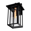 CWI Lighting Crawford 18.1 Light Farmhouse Metal Outdoor Wall Light in Black