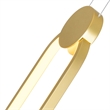 CWI Lighting Pulley Integrated LED Metal Mini Pendant in Satin Gold