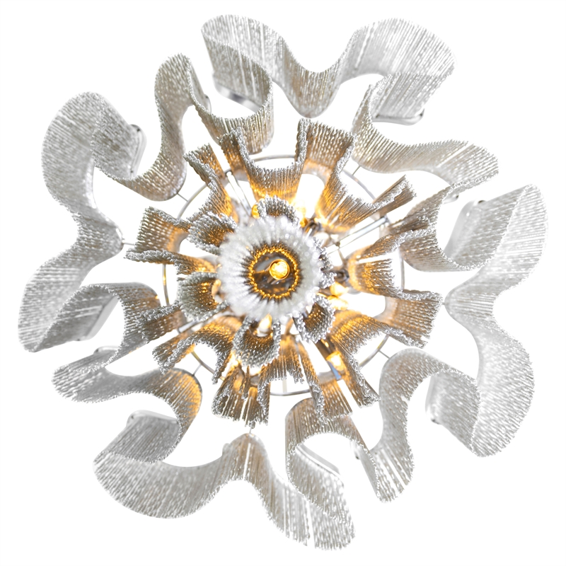 CWI Lighting Daisy 16 Light Contemporary Metal Down Chandelier in Chrome