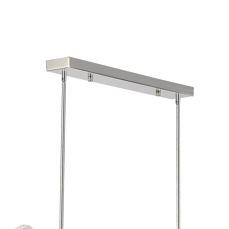 CWI Lighting Daisy 7 Light Transitional Metal Down Chandelier in Chrome