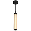 CWI Lighting Neva 1 Light LED Integrated Metal Chandelier in Black
