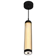 CWI Lighting Neva 1 Light LED Integrated Metal Chandelier in Black