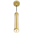 CWI Lighting Neva 1 Light LED Integrated Metal Chandelier in Satin Gold