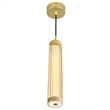 CWI Lighting Neva 1 Light LED Integrated Metal Chandelier in Satin Gold