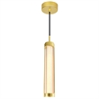 CWI Lighting Neva 1 Light LED Integrated Metal Chandelier in Satin Gold
