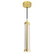 CWI Lighting Neva 1 Light LED Integrated Metal Chandelier in Satin Gold