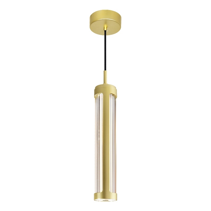 CWI Lighting Neva 1 Light LED Integrated Metal Chandelier in Satin Gold
