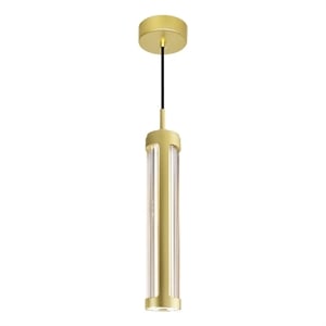 CWI Lighting Neva 1 Light LED Integrated Metal Chandelier in Satin Gold