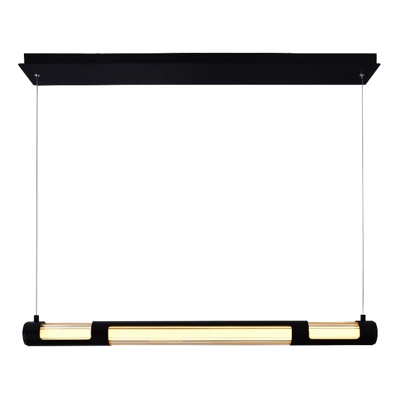 CWI Lighting Neva 1 Light LED Integrated Metal Chandelier in Black