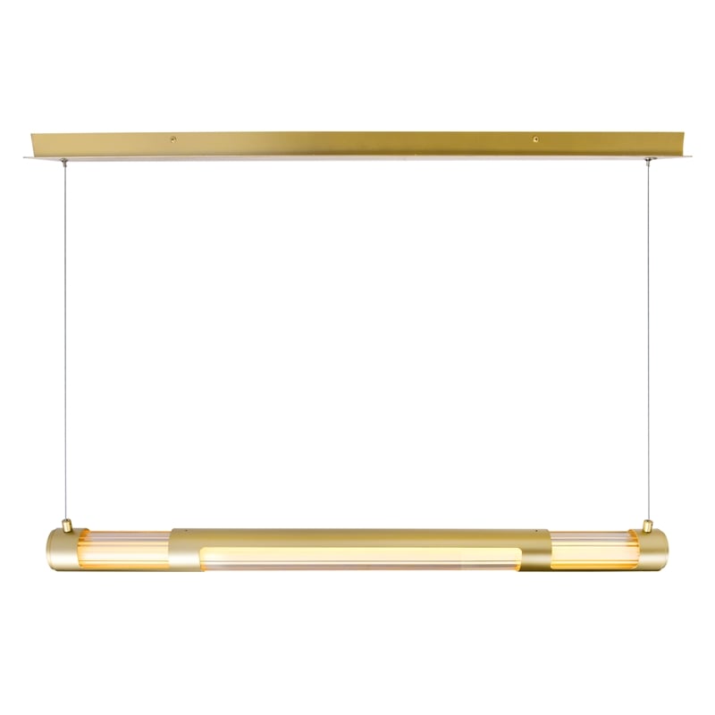 CWI Lighting Neva 1 Light Glass LED Integrated Chandelier in Satin Gold