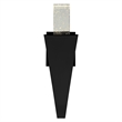 CWI Lighting Catania Crystal LED Integrated Indoor Wall Light in Black