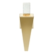 CWI Lighting Catania Crystal LED Integrated Indoor Wall Light in Gold