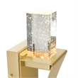 CWI Lighting Catania Crystal LED Integrated Indoor Wall Light in Gold