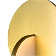 CWI Lighting Tranche Rectangular Canopy Metal LED Pendant in Brushed Brass