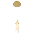 CWI Lighting Olinda LED Integrated Metal Mini Pendant in Gold