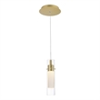 CWI Lighting Olinda LED Integrated Metal Mini Pendant in Gold
