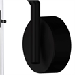 CWI Lighting Olinda LED Integrated Metal Wall Light in Black