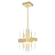 CWI Lighting Millipede Integrated LED Metal Mini Pendant in Satin Gold