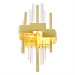 CWI Lighting Millipede Integrated LED Metal Wall Sconce in Satin Gold