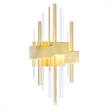 CWI Lighting Millipede Integrated LED Metal Wall Sconce in Satin Gold