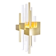 CWI Lighting Millipede Integrated LED Metal Wall Sconce in Satin Gold