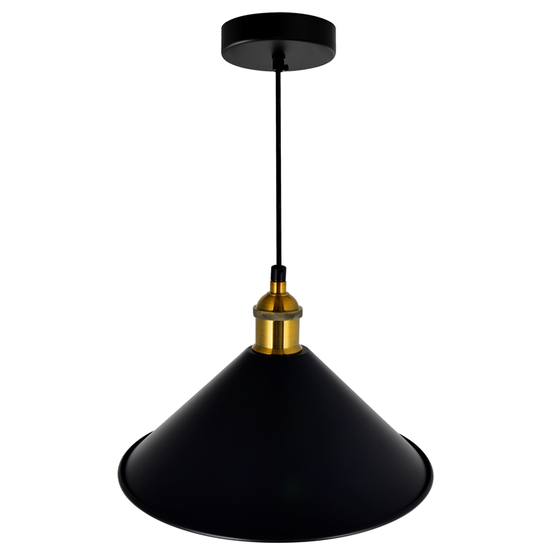 CWI Lighting Brave 1 Light Metal Indoor Mini Pendant in Black