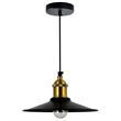 CWI Lighting Brave 1 Light Metal Indoor Mini Pendant in Black