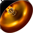CWI Lighting Dynamic 1 Light Modern Metal Down Pendant in Black