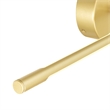 CWI Lighting Oskil 1 Light LED Integrated Metal Wall Light in Satin Gold