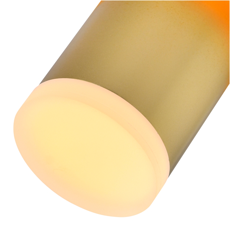 CWI Lighting Lena 1 Light Metal LED Integrated Mini Pendant in Satin Gold