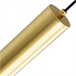CWI Lighting Lena 1 Light Metal LED Integrated Mini Pendant in Satin Gold