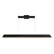 CWI Lighting Bellagio Metal LED Integrated Chandelier in Black