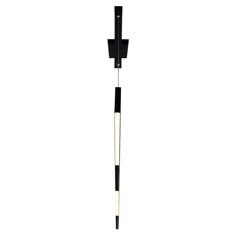 CWI Lighting Bellagio Metal LED Integrated Chandelier in Black