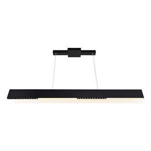 CWI Lighting Bellagio Metal LED Integrated Chandelier in Black