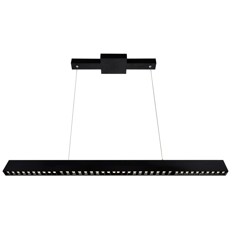 CWI Lighting Pienza LED Integrated Metal Chandelier in Black