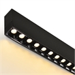 CWI Lighting Pienza LED Integrated Metal Chandelier in Black