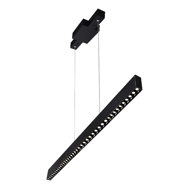CWI Lighting Pienza LED Integrated Metal Chandelier in Black