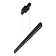 CWI Lighting Pienza LED Integrated Metal Chandelier in Black