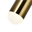 CWI Lighting Chime 3 LED Lights Metal Island Chandelier in Brass