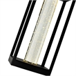 CWI Lighting Rochester LED Integrated Black Metal Outdoor Ceiling Light