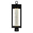 CWI Lighting Rochester LED Integrated Black Metal Outdoor Lantern Head