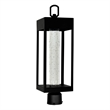 CWI Lighting Rochester LED Integrated Black Metal Outdoor Lantern Head