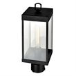 CWI Lighting Windsor 1 Light Black Metal Outdoor Lantern Head