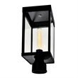 CWI Lighting Windsor 1 Light Black Metal Outdoor Lantern Head