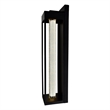 CWI Lighting Rochester LED Integrated Black Metal Outdoor Wall Light