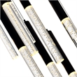 CWI Lighting Dragonswatch LED Integrated Metal Chandelier with Black Finish