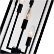 CWI Lighting Windsor 4 Light Modern Black Metal Outdoor Wall Light
