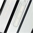 CWI Lighting Windsor 1 Light Modern Black Metal Outdoor Wall Light