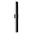 CWI Lighting Malibu LED Integrated Black Metal Outdoor Wall Light