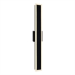 CWI Lighting Malibu LED Integrated Black Metal Outdoor Wall Light